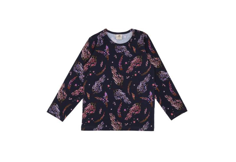 Walkiddy Langarmshirt Kinder Shirt mit Blumenmotiv aus Bio-Baumwolle von Walkiddy