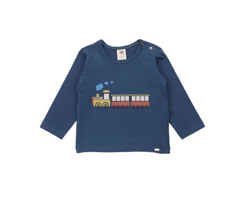 Walkiddy Langarmshirt Kinder Shirt aus Bio-Baumwolle mit buntem Zugmotiv von Walkiddy