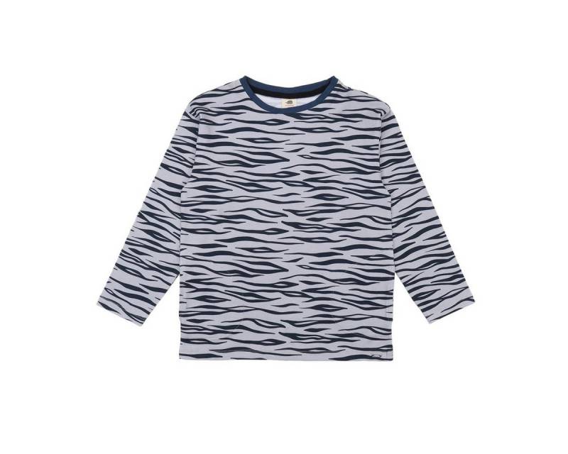 Walkiddy Langarmshirt Kinder Shirt aus Bio-Baumwolle mit Tiger-Muster von Walkiddy