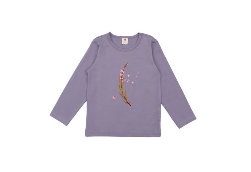Walkiddy Langarmshirt Shirt mit Blumendekor aus Bio-Baumwolle für Kinder von Walkiddy