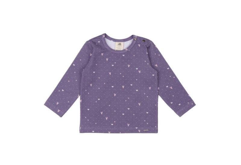 Walkiddy Langarmshirt Kinder Shirt mit Herzmotiv aus Bio-Baumwolle von Walkiddy