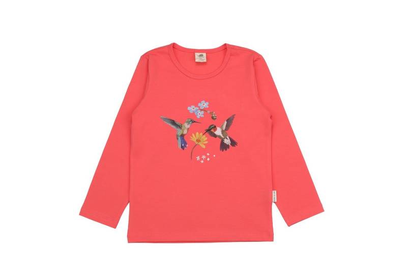 Walkiddy Langarmshirt Kinder Shirt aus Bio-Baumwolle mit Kolibri-Design Bio Baumwolle,GOTS,Kinderbekleidung,nachhaltige Klamotten,Langarm von Walkiddy