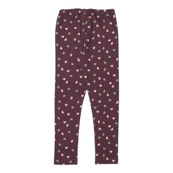 Walkiddy Leggings Kinder Baumwolle The Cute Cats dunkel, anschmiegsame Jersey Hose mit Katzen Print für Alltag, Schule & Freizeit – Cotokids von Walkiddy