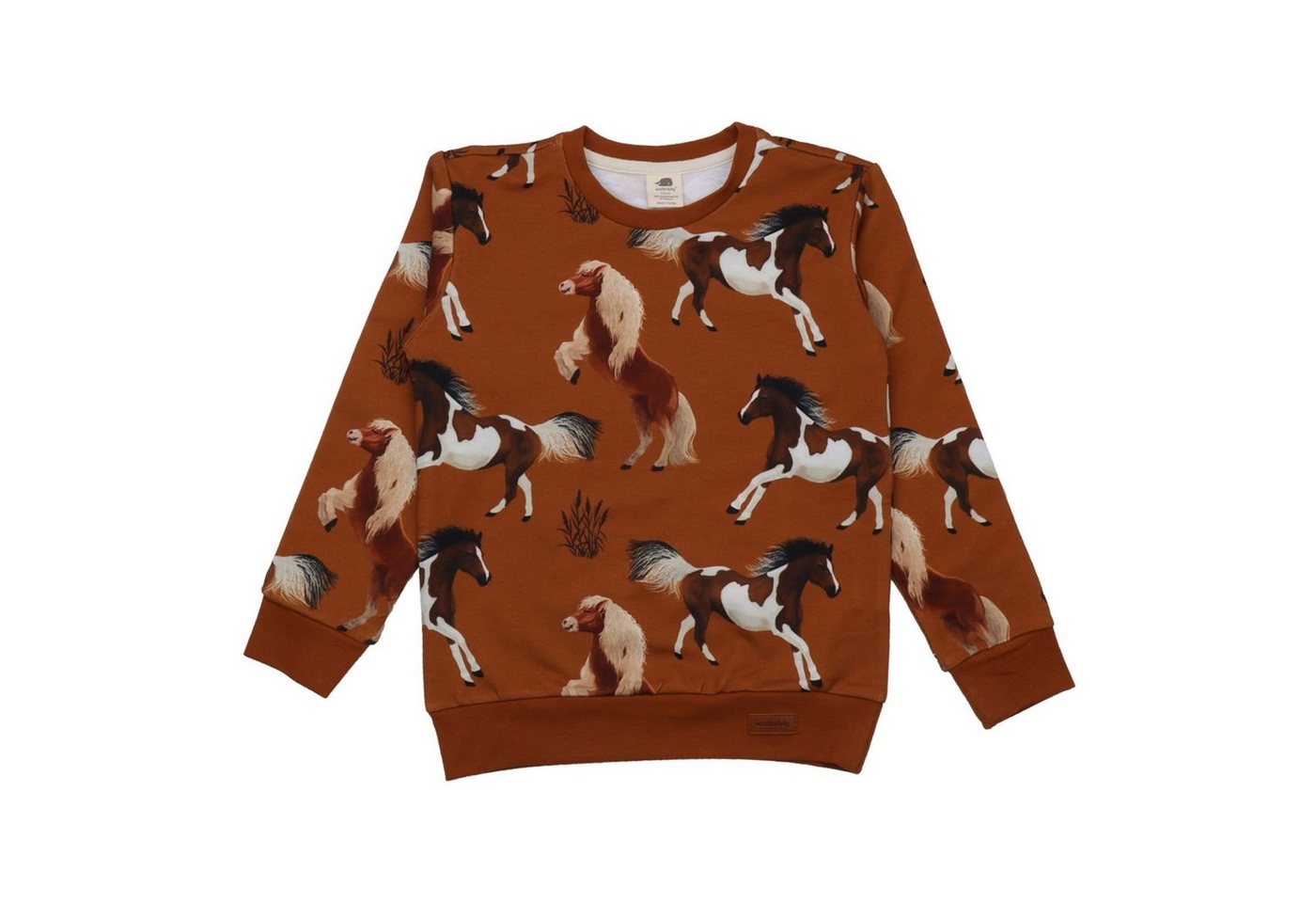 Walkiddy Longpullover Walkiddy Joyful Horses Pullover 110 von Walkiddy