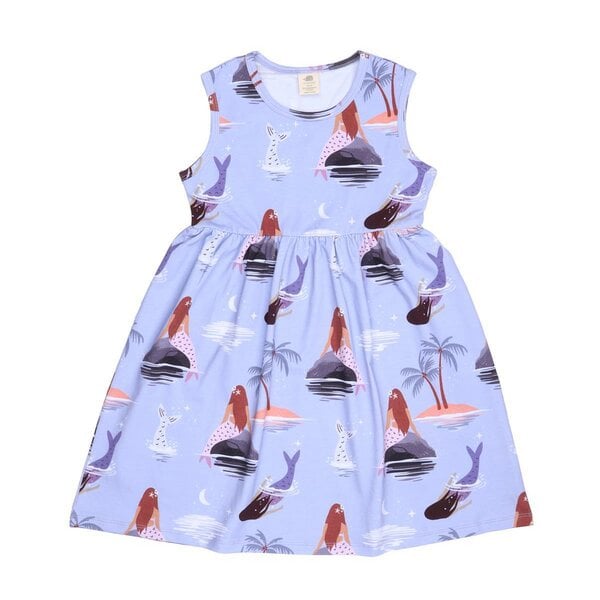 Walkiddy Mermaids - Lila - Kurzarm Kleid von Walkiddy