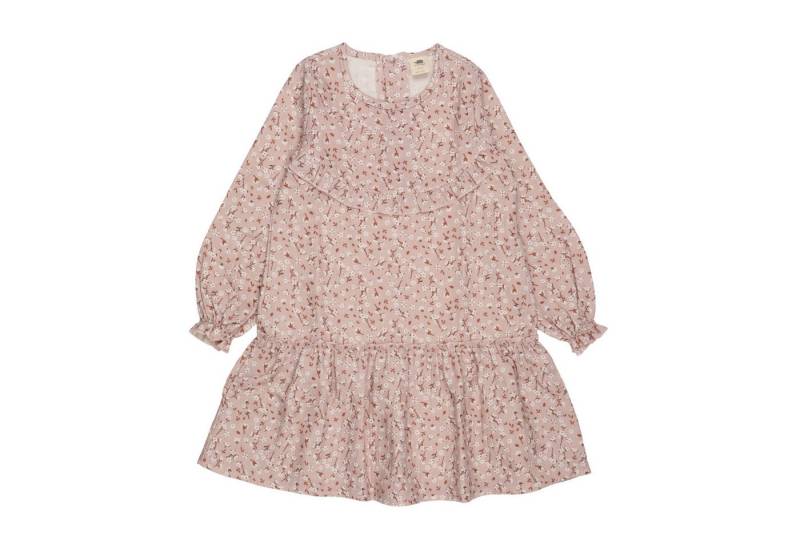 Walkiddy Midikleid Rüschenkleid aus Bio-Baumwolle in Pink für Kinder von Walkiddy