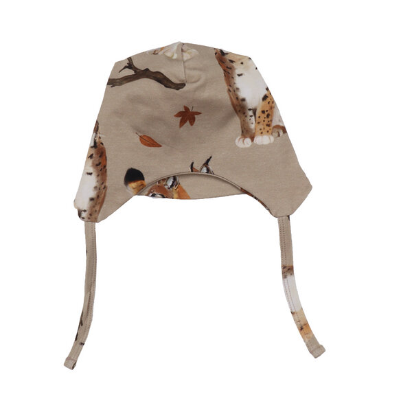 Walkiddy Royal Lynxes - beige - Mütze von Walkiddy