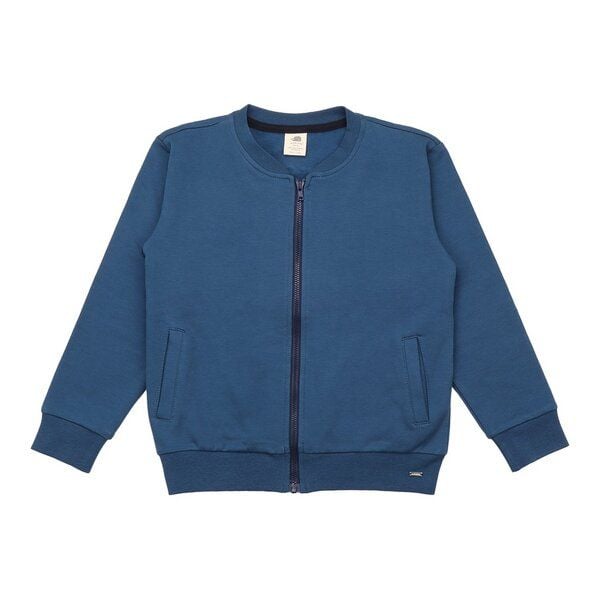 Walkiddy Navy-Zip Kinderjacke in Marineblau - Bio-Baumwolle, GOTS zertifiziert und Allergikerfreundlich Walkiddy Navy-Zip Kinderjacke in Marineblau - Bio-Baumwolle, GOTS zertifiziert und Allergikerfreundlich von Walkiddy