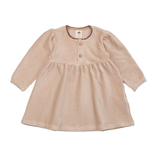 Walkiddy Oxford Tan - Cord - beige - Langarm Kleid von Walkiddy