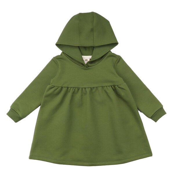 Walkiddy Pesto - Baumwolle (Bio) - green - Langarm Kleid von Walkiddy
