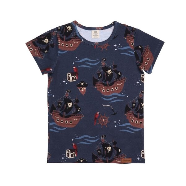 Walkiddy Pirate Ships - Dunkel Blau - T-shirt von Walkiddy