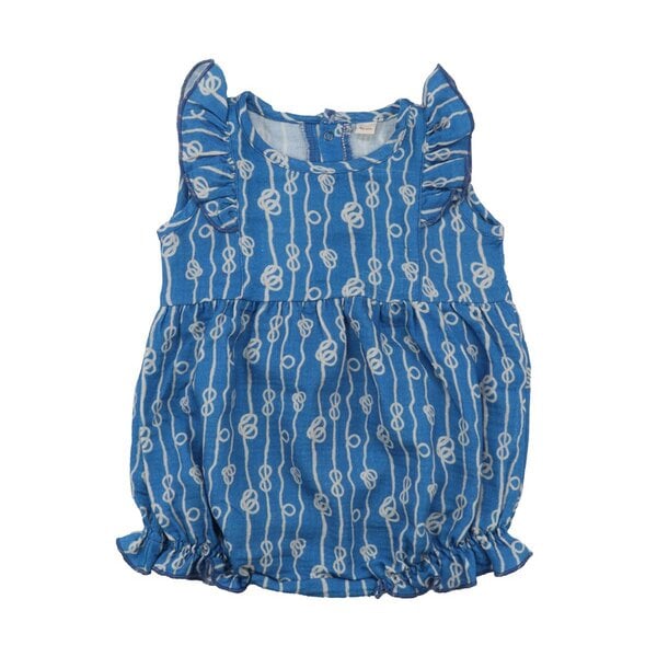 Walkiddy Sailor`s Knot - Müsli - Dunkel Blau - Kurzarm Body von Walkiddy