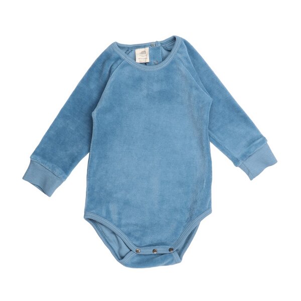 Walkiddy Saxe - Baumwolle (Bio) - blue - Langarm Body von Walkiddy