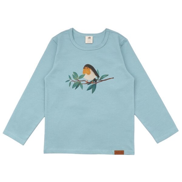 Walkiddy Secret Forest - Baumwolle (Bio) - blue - Langarm Shirt von Walkiddy