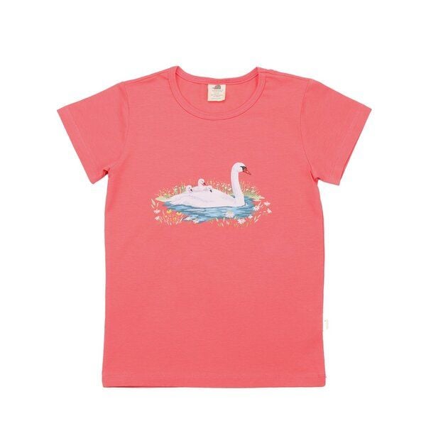 Walkiddy Swans in Spring-T-Shirt von Walkiddy