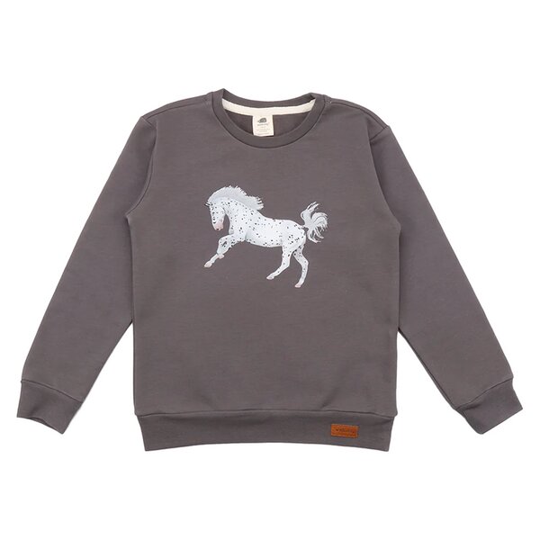 Walkiddy Sweat Shirt Schimmel Pferd von Walkiddy