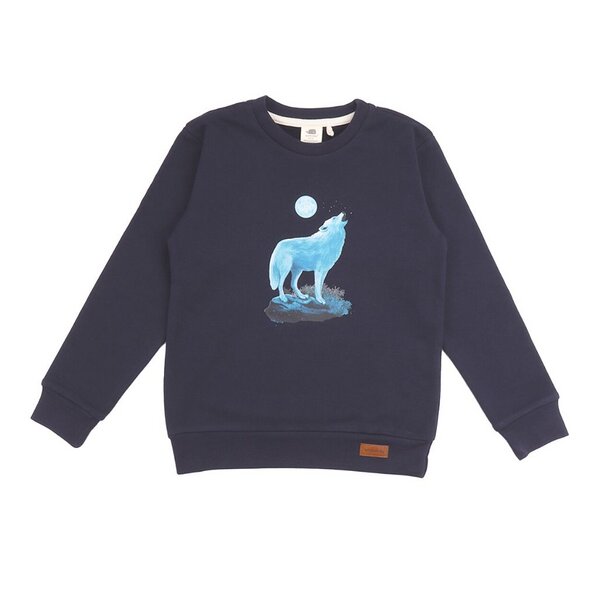 Walkiddy Sweat Shirt Wolf navy von Walkiddy