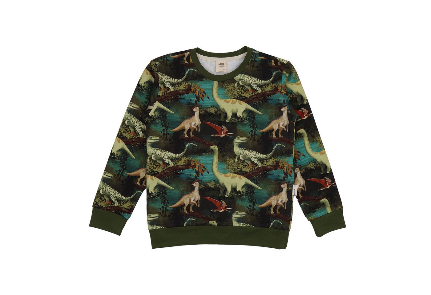 Walkiddy Sweatshirt Sweatshirt mit Dino-Motiv aus Bio-Baumwolle Bio Baumwolle,GOTS,Kinderbekleidung,nachhaltige Klamotten,Sweatshirt Walkiddy Sweatshirt Sweatshirt mit Dino-Motiv aus Bio-Baumwolle Bio Baumwolle,GOTS,Kinderbekleidung,nachhaltige Klamotten,Sweatshirt von Walkiddy