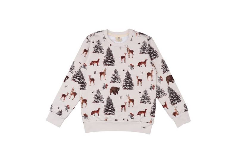 Walkiddy Sweatshirt Kinder Sweatshirt aus Bio-Baumwolle mit Weihnachtsmotiv von Walkiddy