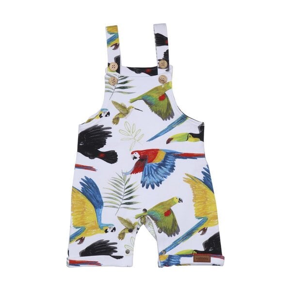 Walkiddy The Birds of Rainforest - Blau - Strampler ohne Arm von Walkiddy