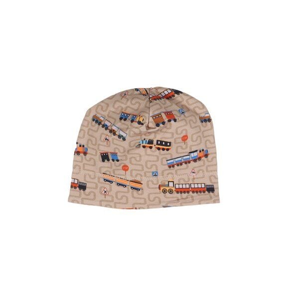 Walkiddy Tiny Trains Bio-Beanie für Kinder - Nachhaltig & Allergenfrei – GOTS zertifiziert von Walkiddy