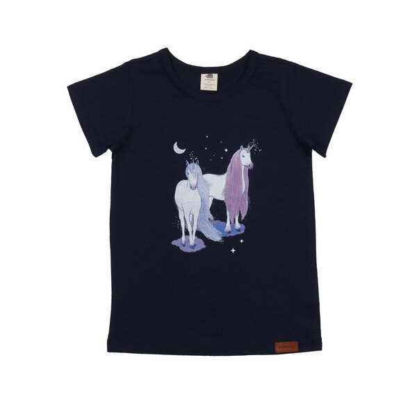 Walkiddy Unicornland - Baumwolle (Bio) - Dunkel Blau - T-Shirt von Walkiddy