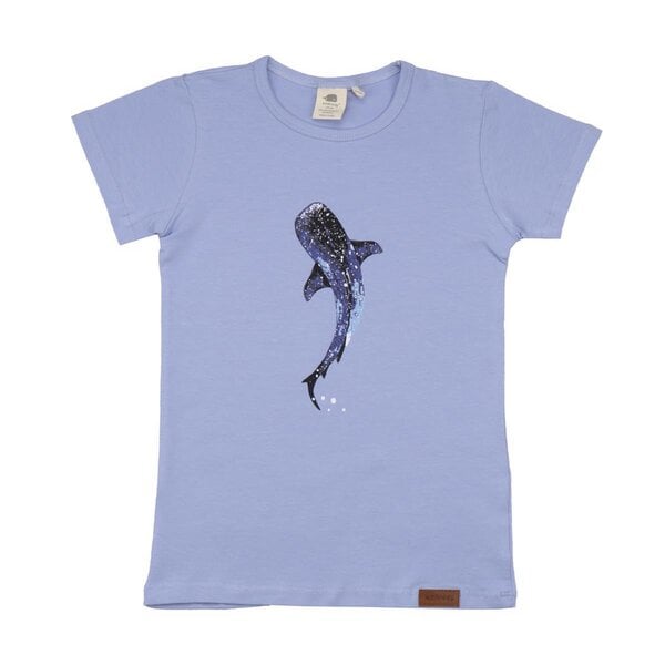 Walkiddy Whales/Eagle Rays - Blau - T-shirt von Walkiddy