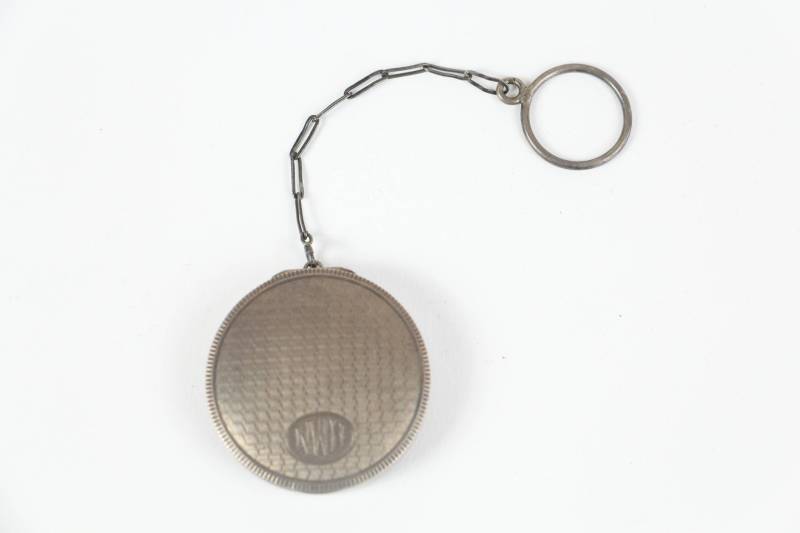 Jahrgang Der 1920Er Jahre Elgin Sterling Silber 925 Mini Münze Geldbeutel Pulver Kompakt Box Ringfinger von WalkinVintage