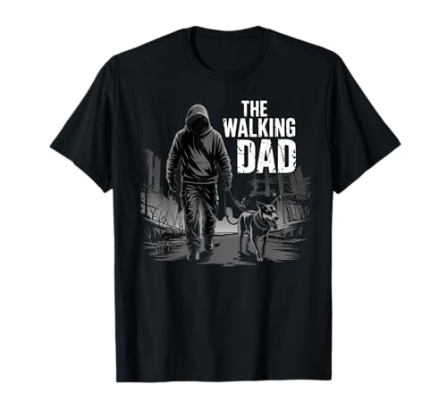 Herren The Walking Dad für Vatertag Gassi Gehen und Hunde Papa T-Shirt von Walking Dad Vatertag Hunde Motive