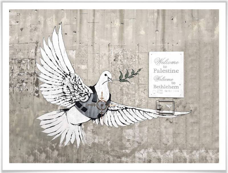 Wall-Art Poster "Graffiti Bilder Die Friedenstaube", Vögel, (1 St.) von Wall-Art