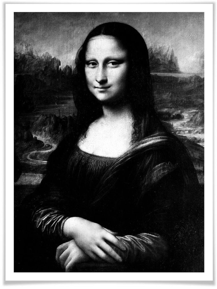 Wall-Art Poster "Mona Lisa", Menschen, (1 St.) von Wall-Art