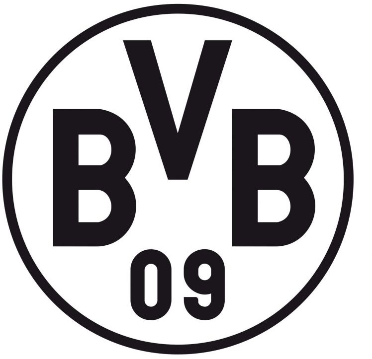 Wall-Art Wandtattoo "BVB Borussia Schriftzug mit Logo", (1 St.) von Wall-Art
