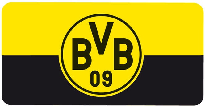 Wall-Art Wandtattoo "Borussia Dortmund Banner gelb", (1 St.) von Wall-Art