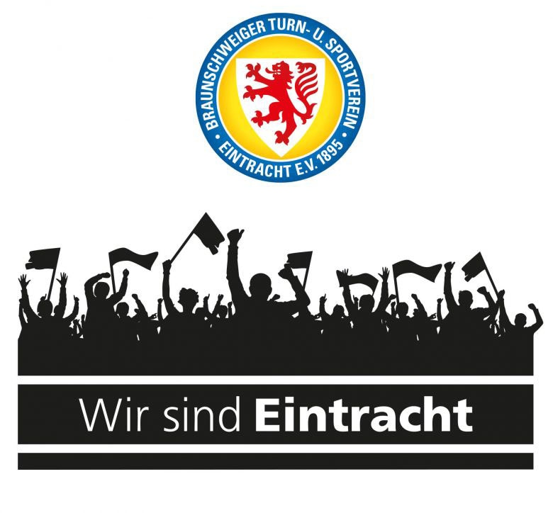 Wall-Art Wandtattoo "Eintracht Braunschweig Fans Logo", (1 St.) von Wall-Art