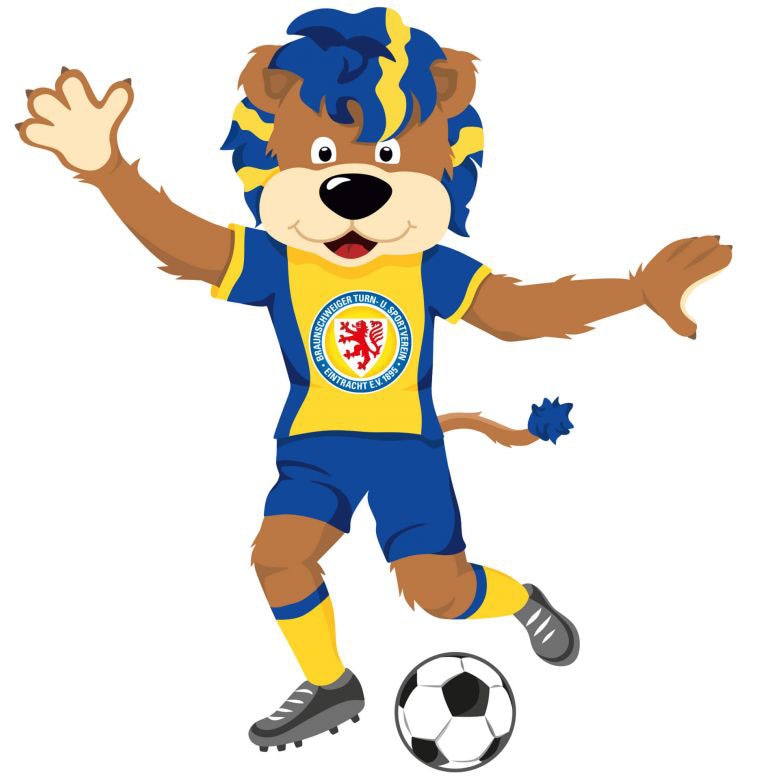 Wall-Art Wandtattoo "Eintracht Braunschweig Leo", (1 St.) von Wall-Art