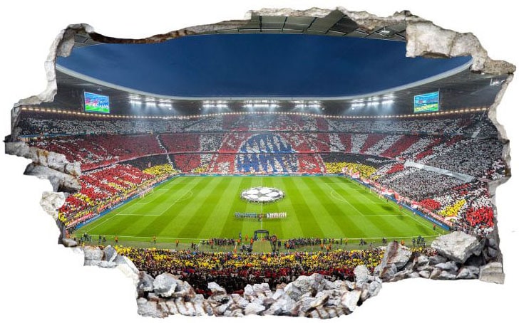 Wall-Art Wandtattoo "FCB Stadion Immer weiter", (1 St.) von Wall-Art