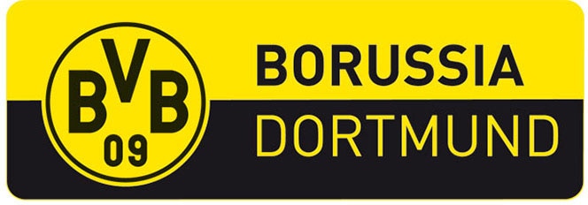 Wall-Art Wandtattoo "Fußball BVB 09 Logo Banner", (1 St.) von Wall-Art
