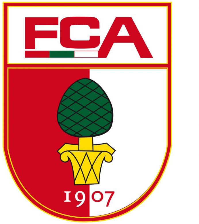 Wall-Art Wandtattoo Fußball FC Augsburg Logo, (1 St.) von Wall-Art