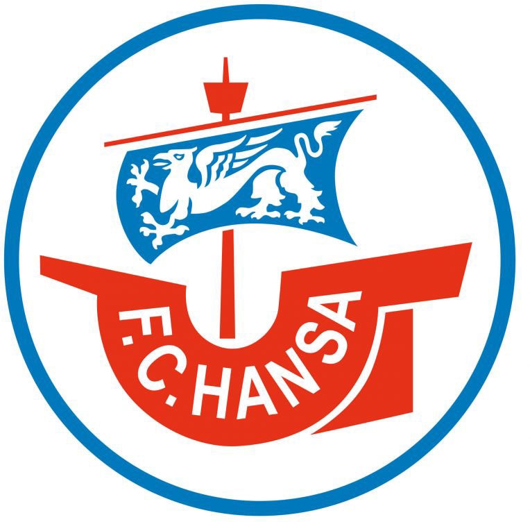 Wall-Art Wandtattoo "Fußball Hansa Rostock Logo", (1 St.) von Wall-Art