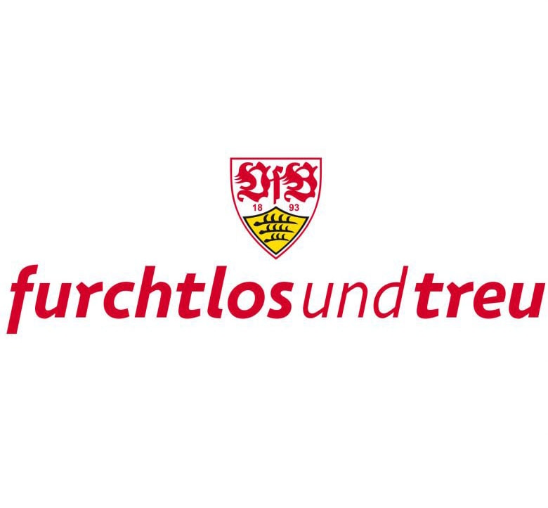 Wall-Art Wandtattoo "Fußball VfB Stuttgart Logo", selbstklebend, entfernbar von Wall-Art