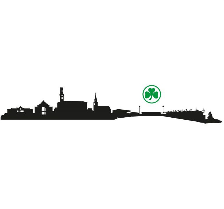 Wall-Art Wandtattoo "SpVgg Greuther Fürth Skyline", (1 St.) von Wall-Art