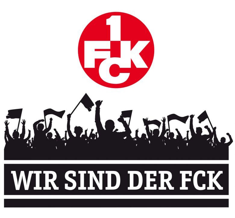 Wall-Art Wandtattoo "Wir sind der FCK mit Logo", (1 St.) von Wall-Art