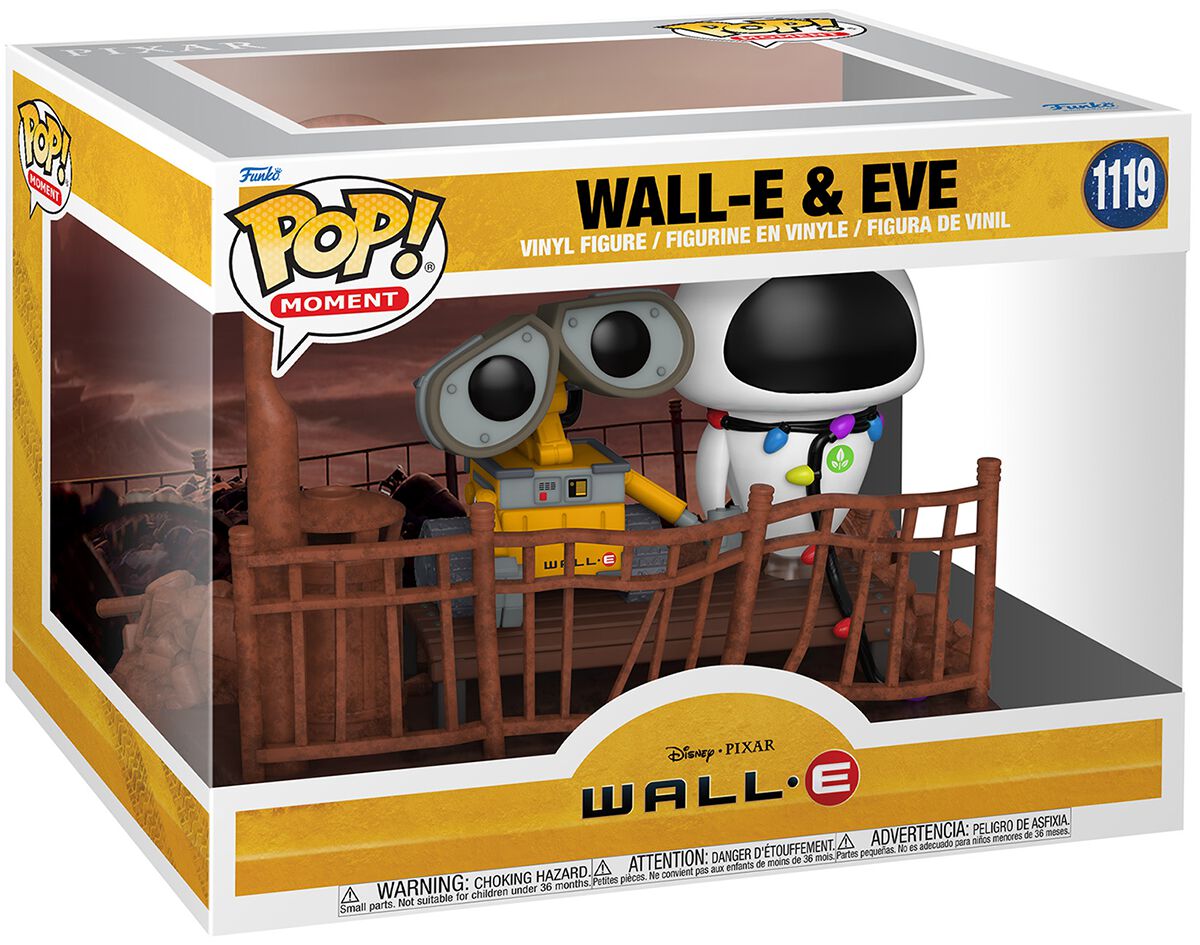 Wall-E Wall-E & Eve (POP! Moment) Vinyl Figur 1119 Funko Movie Moments multicolor von Wall-E