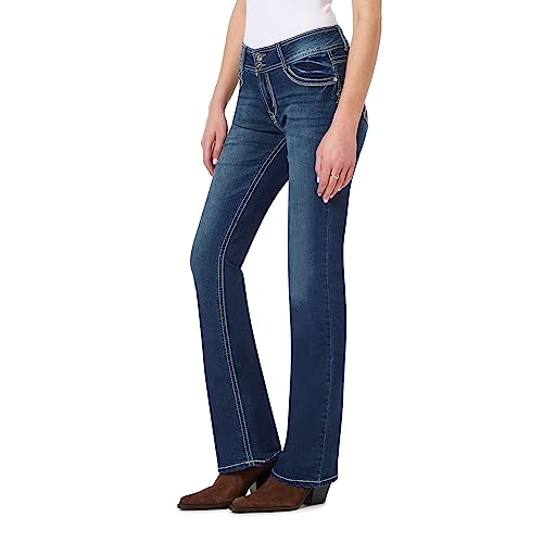 WallFlower Damen InstaStretch Luscious Curvy Bootcut Jeans, Heidi, 26W / 32L von WallFlower