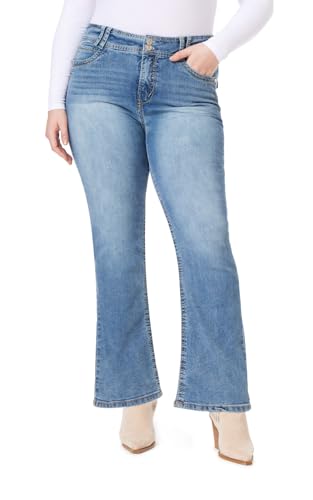 WallFlower Damen Instastretch Luscious Curvy Bootcut Jeans, Andrea, 31W / 32L von WallFlower