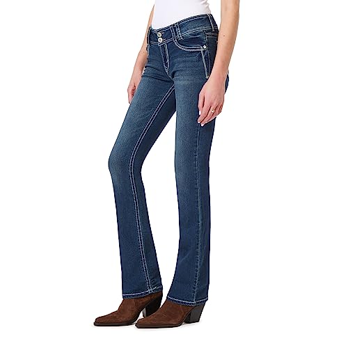 WallFlower Damen Instastretch Luscious Curvy Bootcut Jeans, Chrystie, 17 von WallFlower
