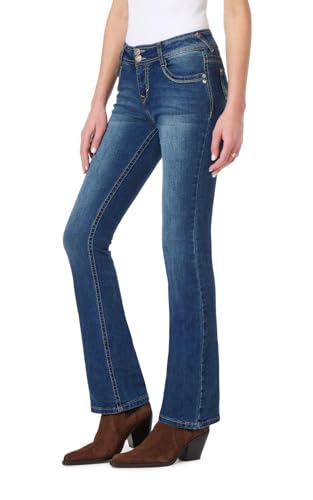 WallFlower Damen Instastretch Luscious Curvy Bootcut Jeans, Twinkle, 26W / 32L von WallFlower