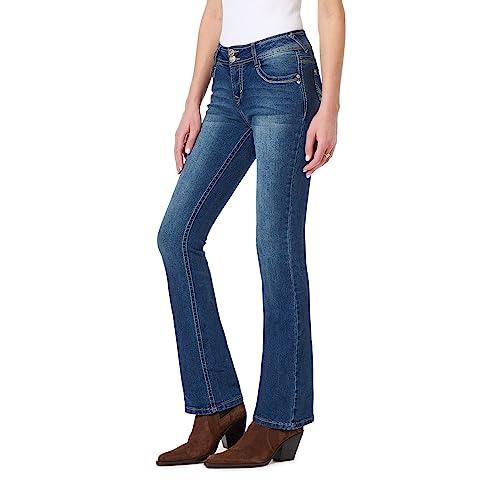 WallFlower Damen Instastretch Luscious Curvy Bootcut Jeans, Twinkle, 27W / 30L von WallFlower