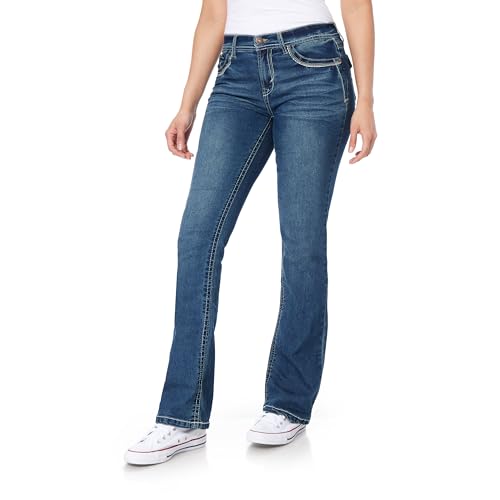 WallFlower Damen Legendary Bootcut Mid-Rise Insta Stretch Juniors (Standard und Plus) Jeans, Katy, 54 Mehr von WallFlower