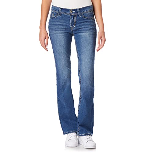 WallFlower Damen Legendary Bootcut Mid-Rise Insta Stretch Juniors (Standard und Plus) Jeans, Keller Pure, 48 Mehr Kurz von WallFlower